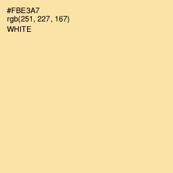 #FBE3A7 - Cream Brulee Color Image