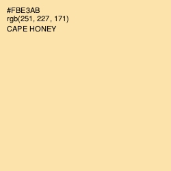 #FBE3AB - Cape Honey Color Image