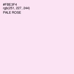 #FBE3F4 - Pale Rose Color Image