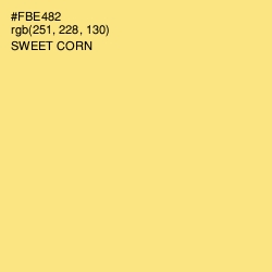 #FBE482 - Sweet Corn Color Image