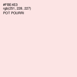 #FBE4E3 - Pot Pourri Color Image