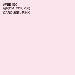 #FBE4EC - Carousel Pink Color Image