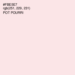 #FBE5E7 - Pot Pourri Color Image