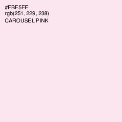 #FBE5EE - Carousel Pink Color Image