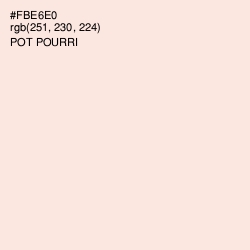 #FBE6E0 - Pot Pourri Color Image