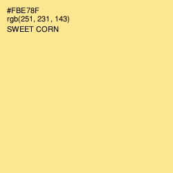 #FBE78F - Sweet Corn Color Image
