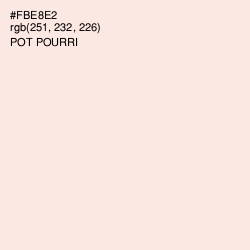 #FBE8E2 - Pot Pourri Color Image