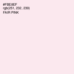 #FBE8EF - Fair Pink Color Image