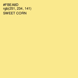 #FBEA8D - Sweet Corn Color Image