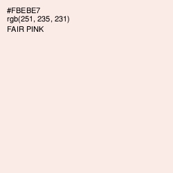 #FBEBE7 - Fair Pink Color Image