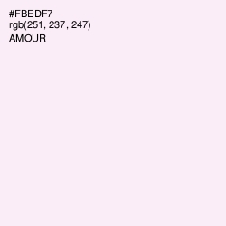 #FBEDF7 - Amour Color Image