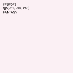 #FBF0F3 - Fantasy Color Image