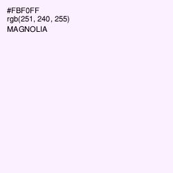 #FBF0FF - Magnolia Color Image