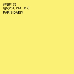 #FBF175 - Paris Daisy Color Image