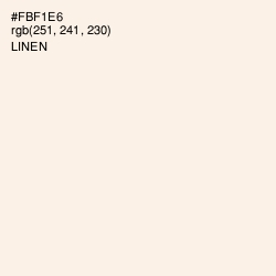 #FBF1E6 - Linen Color Image