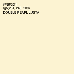 #FBF3D1 - Double Pearl Lusta Color Image