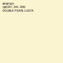 #FBF4D1 - Double Pearl Lusta Color Image