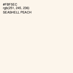 #FBF5EC - Seashell Peach Color Image