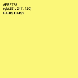 #FBF778 - Paris Daisy Color Image