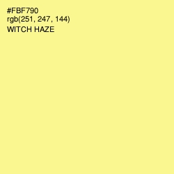 #FBF790 - Witch Haze Color Image