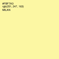 #FBF7A3 - Milan Color Image