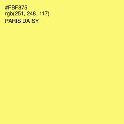 #FBF875 - Paris Daisy Color Image