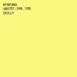 #FBF880 - Dolly Color Image