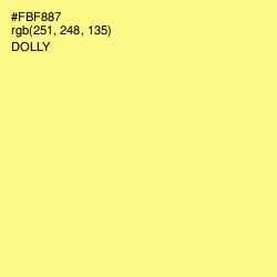 #FBF887 - Dolly Color Image