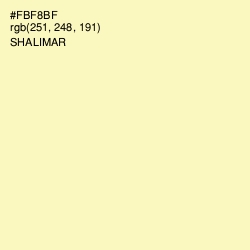 #FBF8BF - Shalimar Color Image