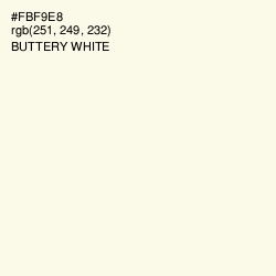 #FBF9E8 - Buttery White Color Image