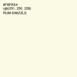 #FBFAE4 - Rum Swizzle Color Image