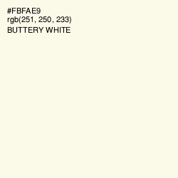 #FBFAE9 - Buttery White Color Image