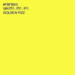 #FBFB3D - Golden Fizz Color Image