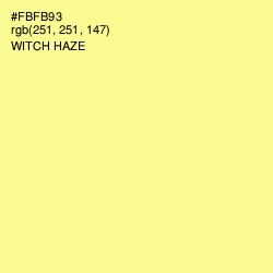 #FBFB93 - Witch Haze Color Image