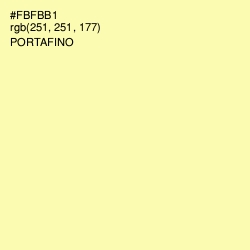 #FBFBB1 - Portafino Color Image