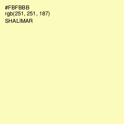 #FBFBBB - Shalimar Color Image