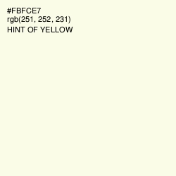 #FBFCE7 - Hint of Yellow Color Image