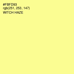 #FBFD93 - Witch Haze Color Image