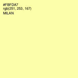 #FBFDA7 - Milan Color Image