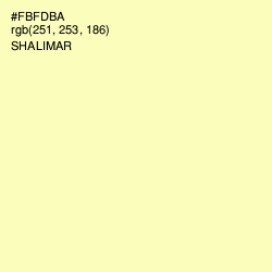 #FBFDBA - Shalimar Color Image