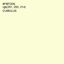 #FBFDD6 - Cumulus Color Image