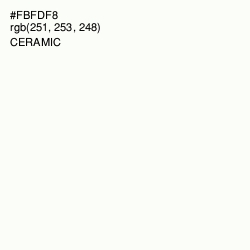 #FBFDF8 - Ceramic Color Image