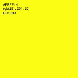 #FBFE14 - Broom Color Image
