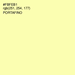 #FBFEB1 - Portafino Color Image
