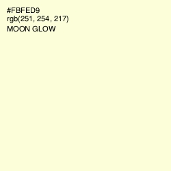 #FBFED9 - Moon Glow Color Image