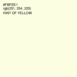 #FBFEE1 - Hint of Yellow Color Image