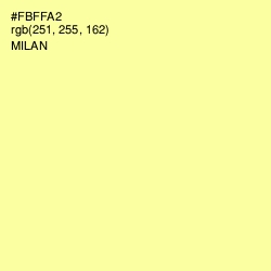 #FBFFA2 - Milan Color Image