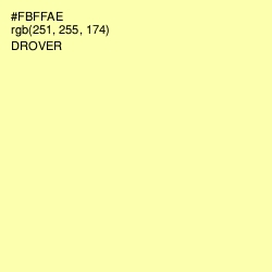 #FBFFAE - Drover Color Image