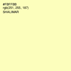 #FBFFBB - Shalimar Color Image