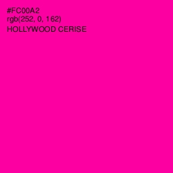 #FC00A2 - Hollywood Cerise Color Image